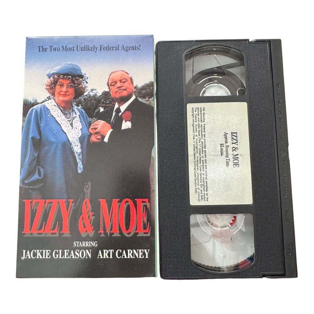 Izzy & Moe VHS‎ Comedy Jackie Gleason Art Carney